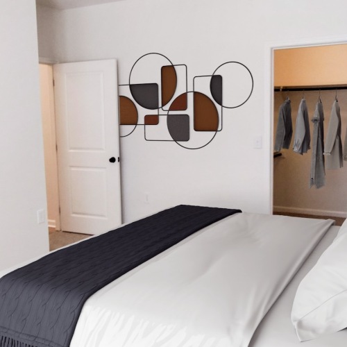 Beautiful bedrooms to fit every need bedroom with bed and wall art